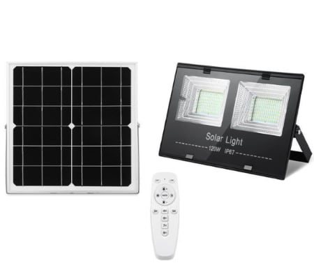 196 LED Solar Flood Light