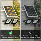 140LED Dual Lamp Solar Powered Flood Light