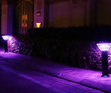 Premium Solar Bollard Multi-Color LEDs with Remote