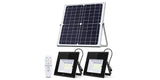 140LED Dual Lamp Solar Powered Flood Light