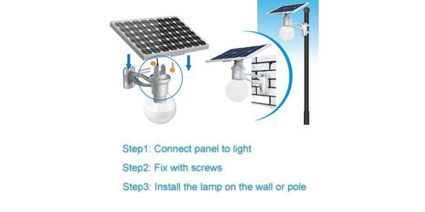 Solar Moon Street Light IS-SLMN-1 – Infinity Solar Lights