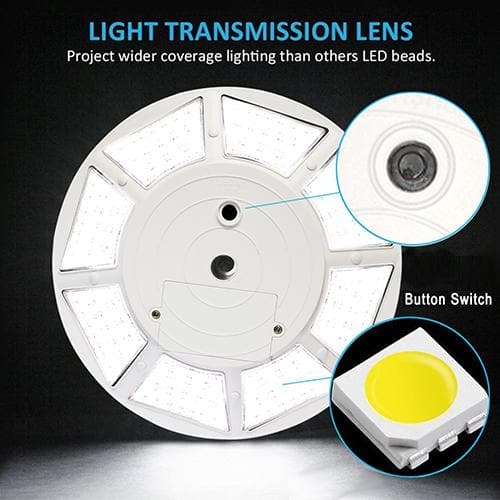 Professional Solar Disk Flag Light – Infinity Solar Lights